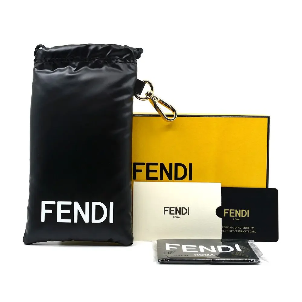 NEW FENDI FE40112I 57F SHINY BEIGE BROWN GRADIENT AUTHENTIC SUNGLASSES - Picture 12 of 12